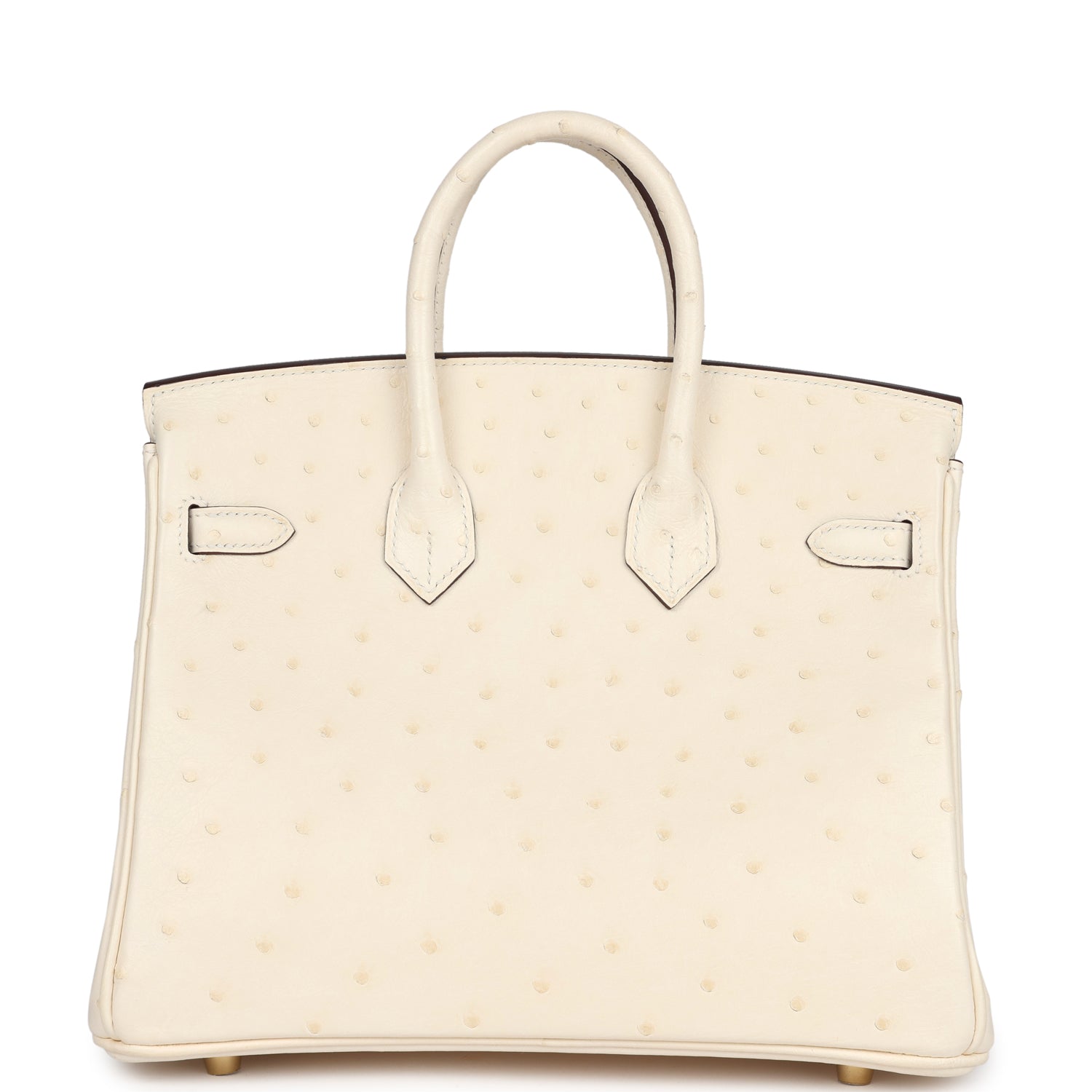 Hermès Birkin 25 Nata Ostrich Gold Hardware Hermès Birkin 25 Nata Ostrich Gold Hardware