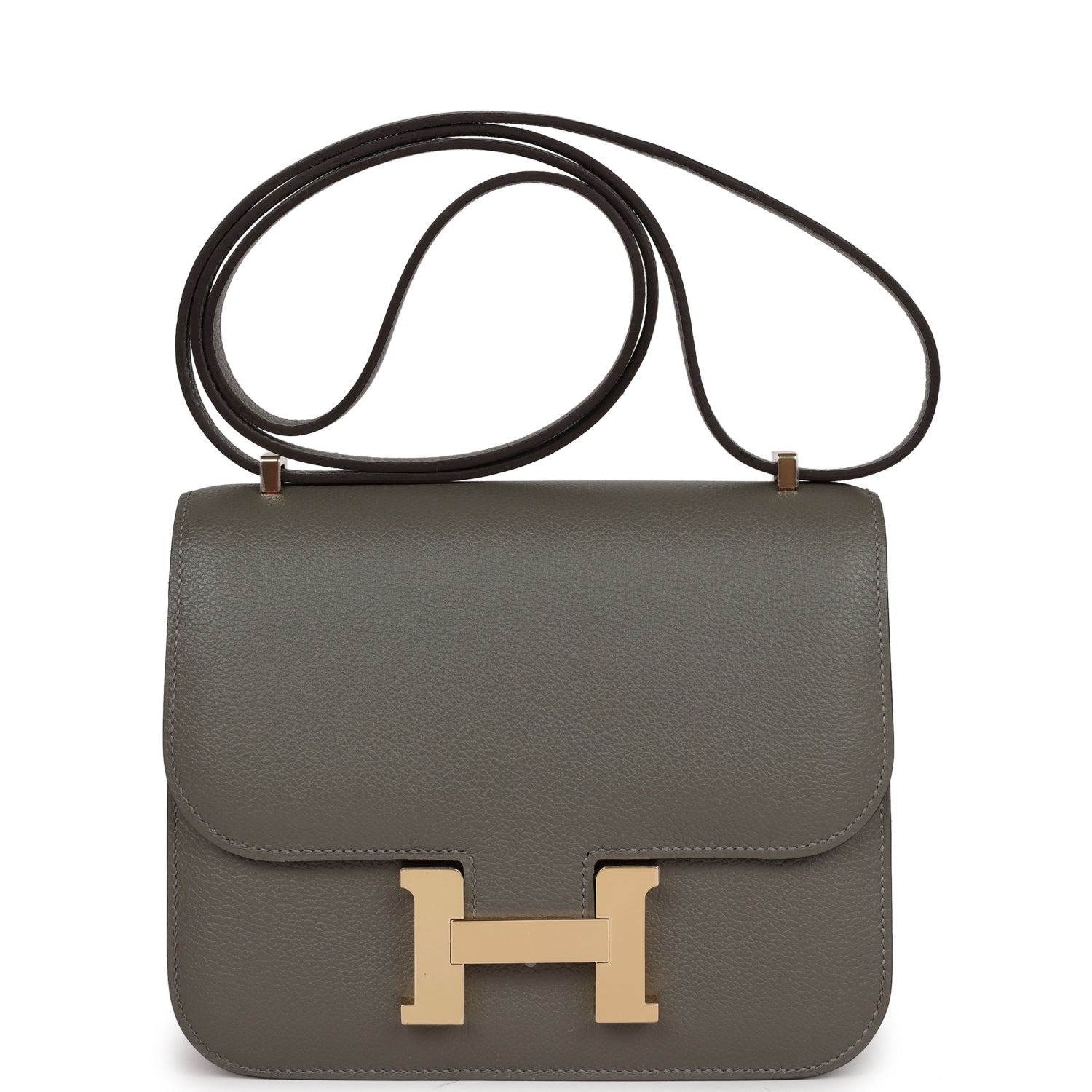 Hermès Constance 18 Gris Meyer Verso Evercolor Permabrass Hardware Hermès Constance 18 Gris Meyer Verso Evercolor Permabrass Hardware