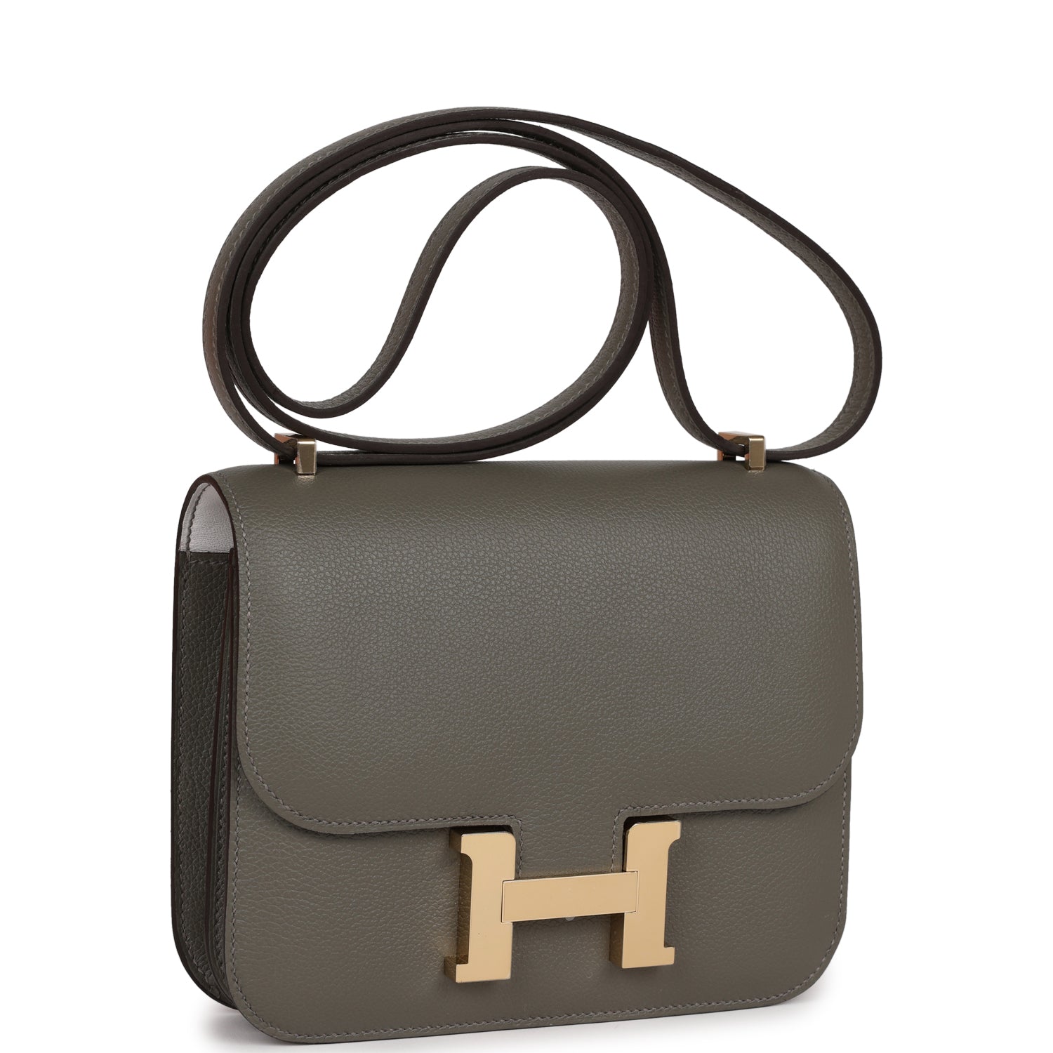 Hermès Constance 18 Gris Meyer Verso Evercolor Permabrass Hardware Hermès Constance 18 Gris Meyer Verso Evercolor Permabrass Hardware