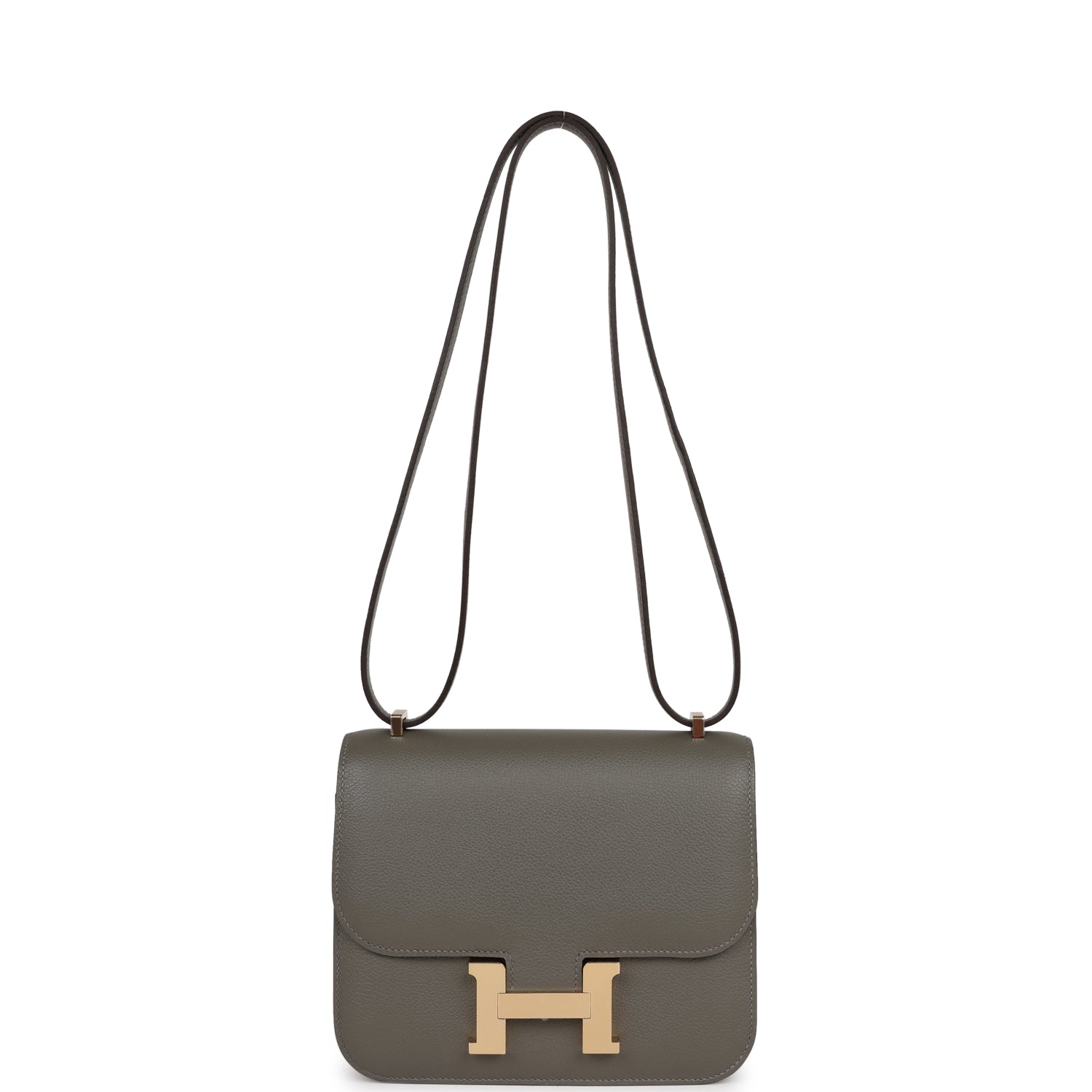 Hermès Constance 18 Gris Meyer Verso Evercolor Permabrass Hardware Hermès Constance 18 Gris Meyer Verso Evercolor Permabrass Hardware