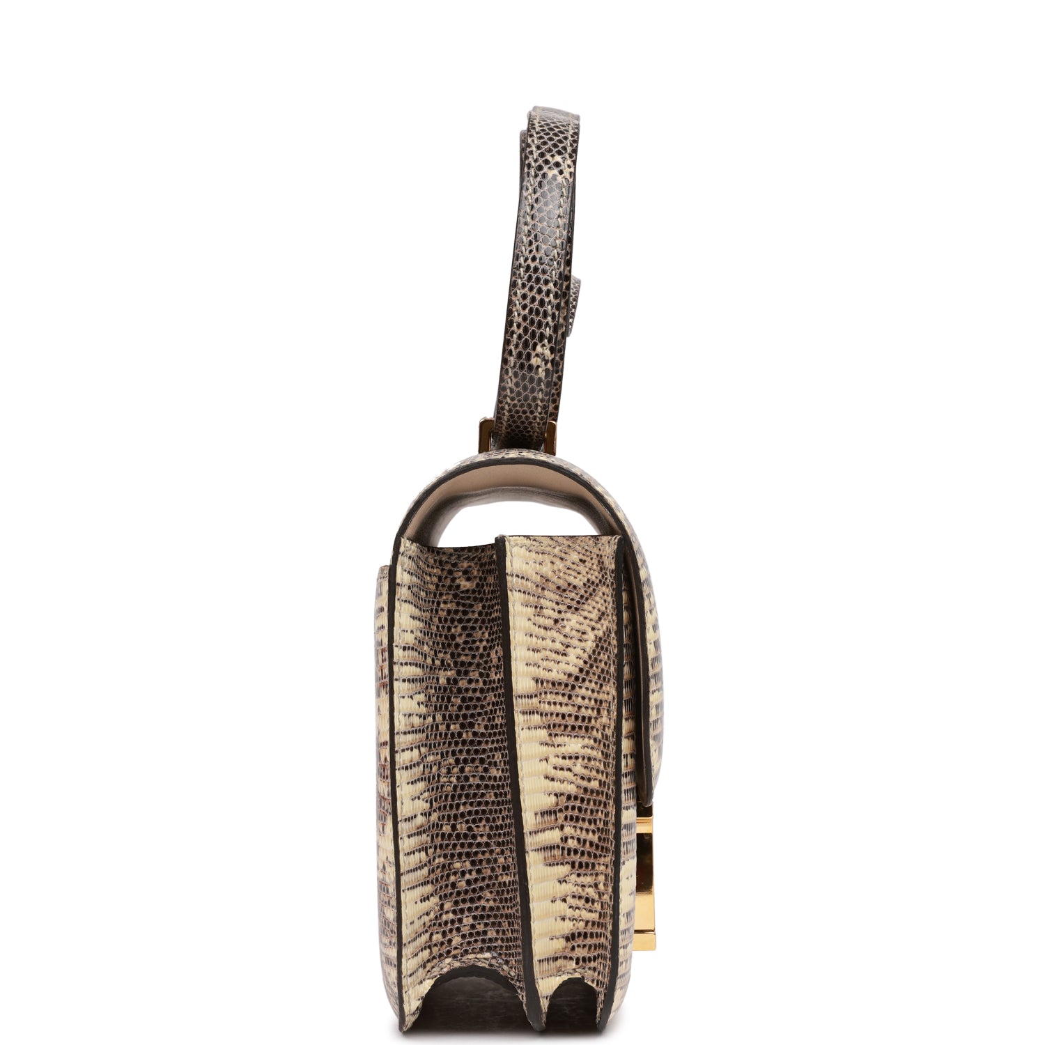 Hermès Mini Constance 18 Ombre Lizard Varanus Salvator Gold Hardware Hermès Mini Constance 18 Ombre Lizard Varanus Salvator Gold Hardware