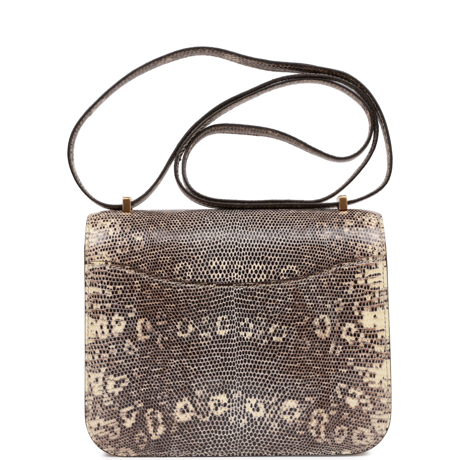 Hermès Mini Constance 18 Ombre Lizard Varanus Salvator Gold Hardware Hermès Mini Constance 18 Ombre Lizard Varanus Salvator Gold Hardware