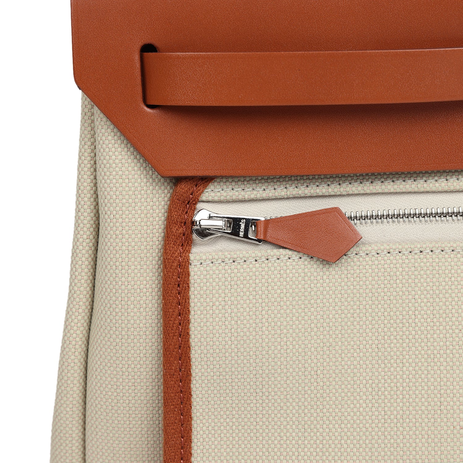 Hermès Herbag Zip PM 31 Beton Toile H & Fauve Vache Hunter Palladium Hardware Hermès Herbag Zip PM 31 Beton Toile H & Fauve Vache Hunter Palladium Hardware