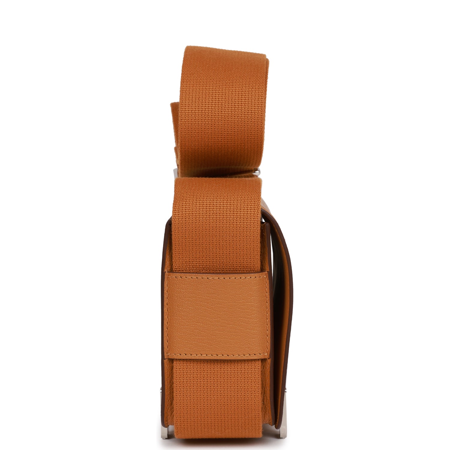 Hermès Geta Caramel Chevre Palladium Hardware Hermès Geta Caramel Chevre Palladium Hardware