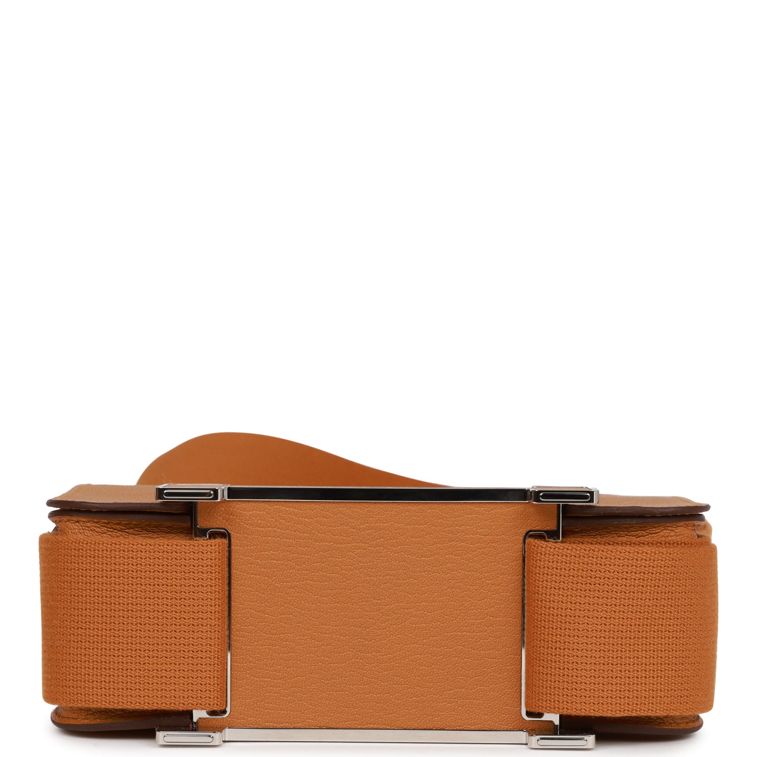Hermès Geta Caramel Chevre Palladium Hardware Hermès Geta Caramel Chevre Palladium Hardware