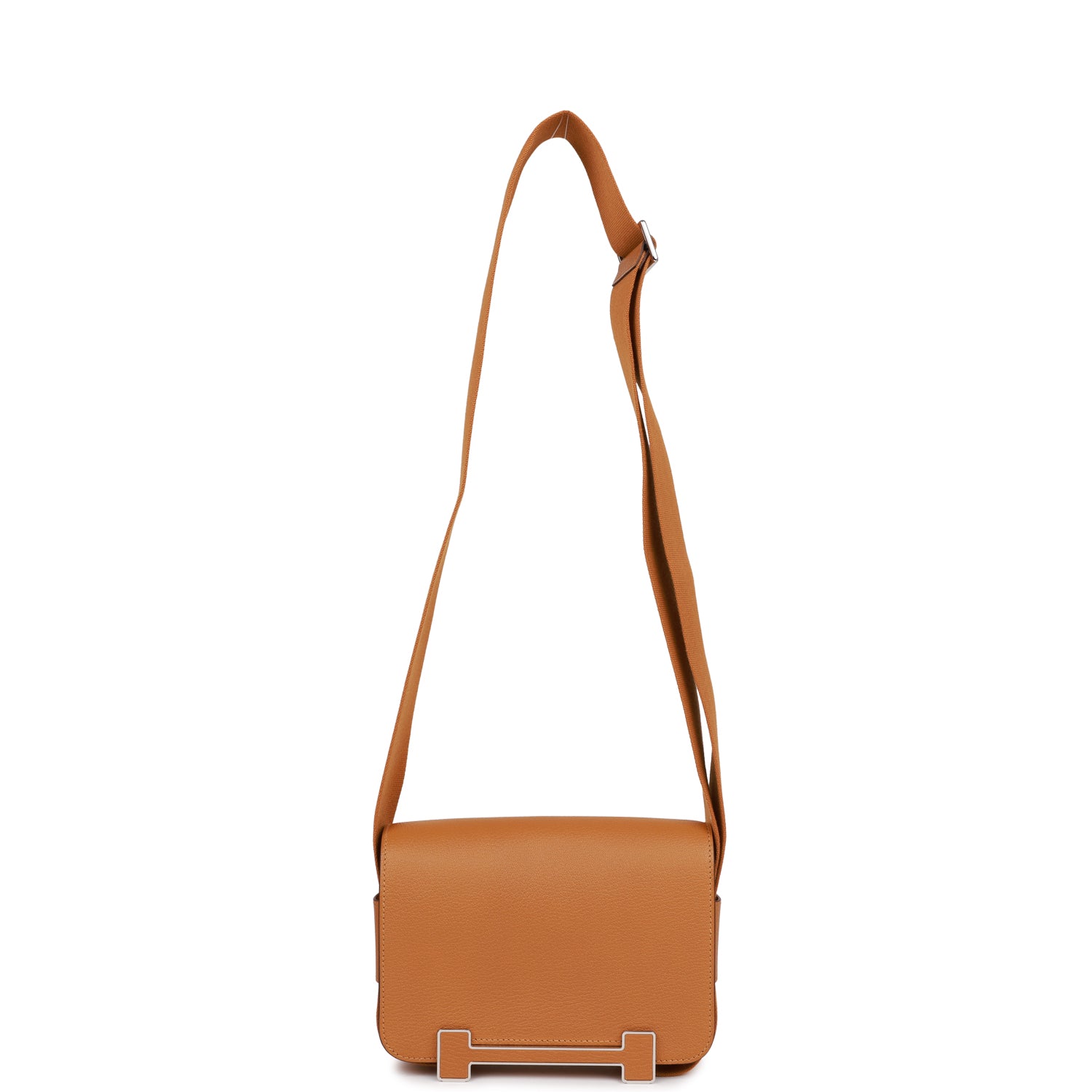 Hermès Geta Caramel Chevre Palladium Hardware Hermès Geta Caramel Chevre Palladium Hardware