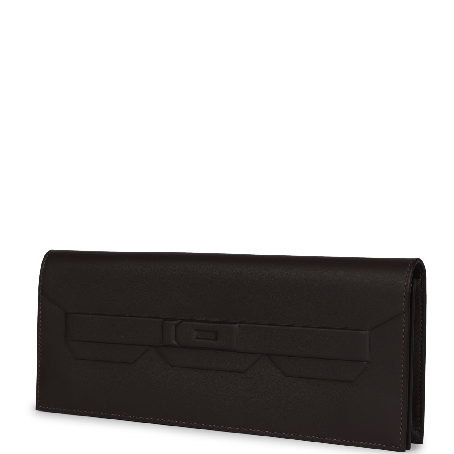 Hermès Shadow Kelly Cut Ebene Swift Calfskin Hermès Shadow Kelly Cut Ebene Swift Calfskin