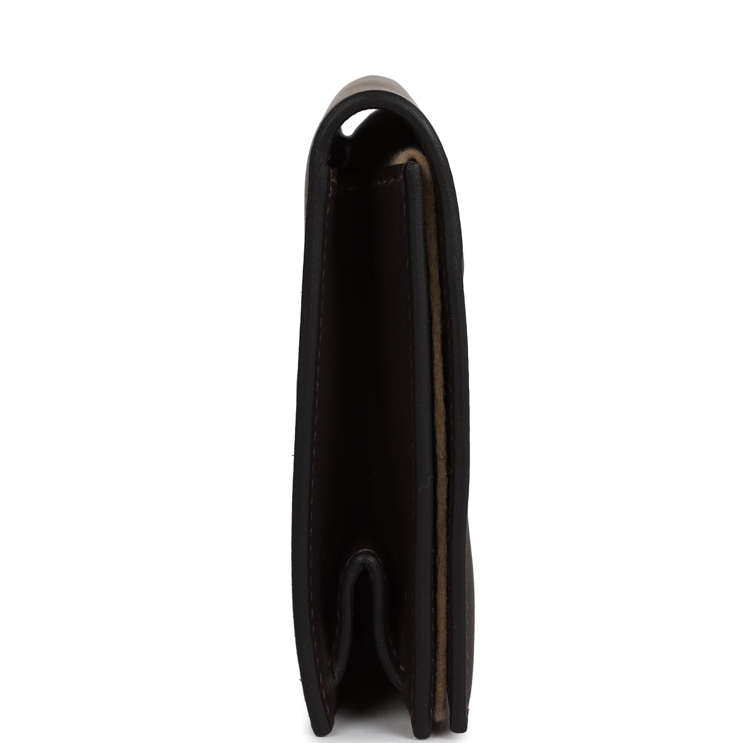 Hermès Shadow Kelly Cut Ebene Swift Calfskin Hermès Shadow Kelly Cut Ebene Swift Calfskin