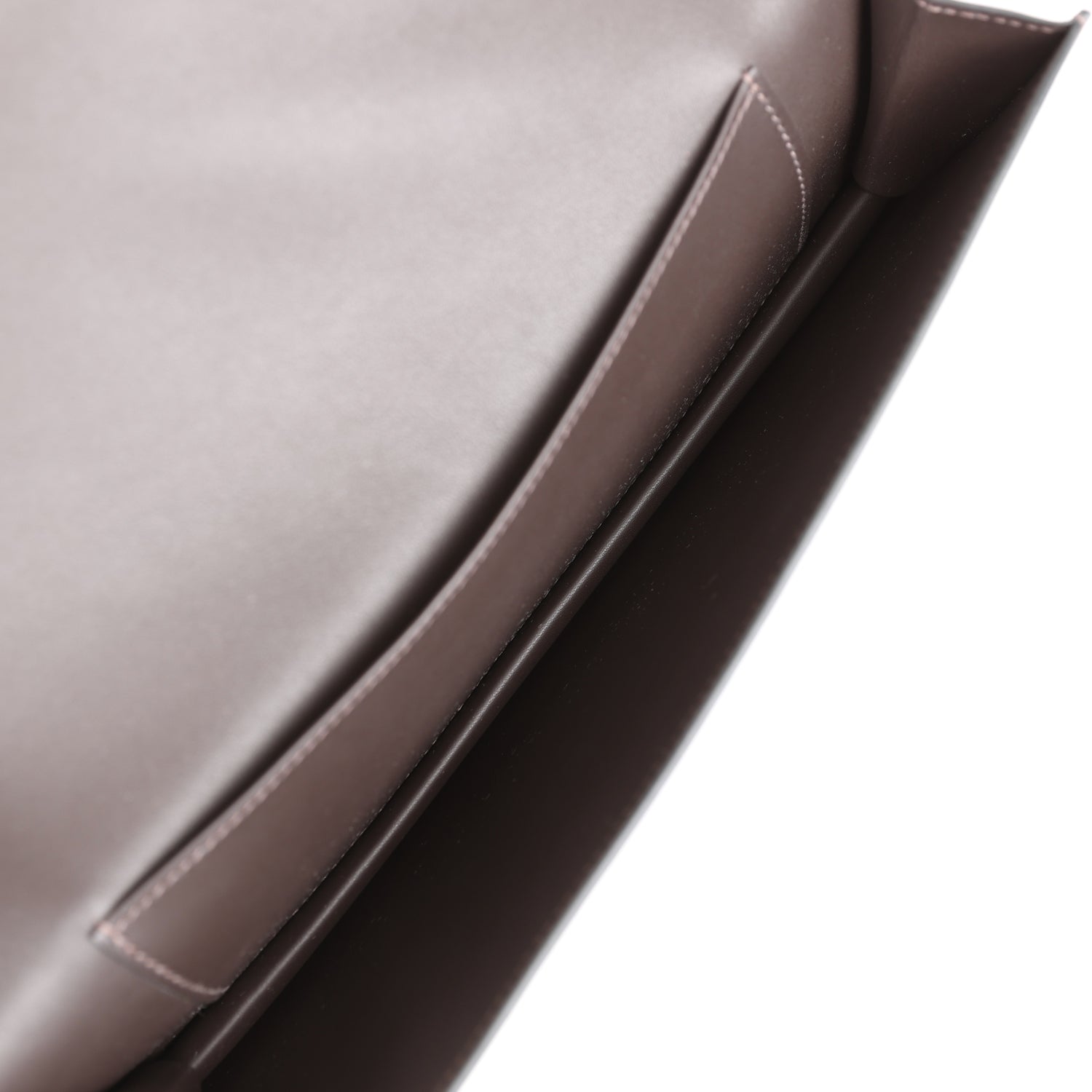 Hermès Shadow Kelly Cut Ebene Swift Calfskin Hermès Shadow Kelly Cut Ebene Swift Calfskin