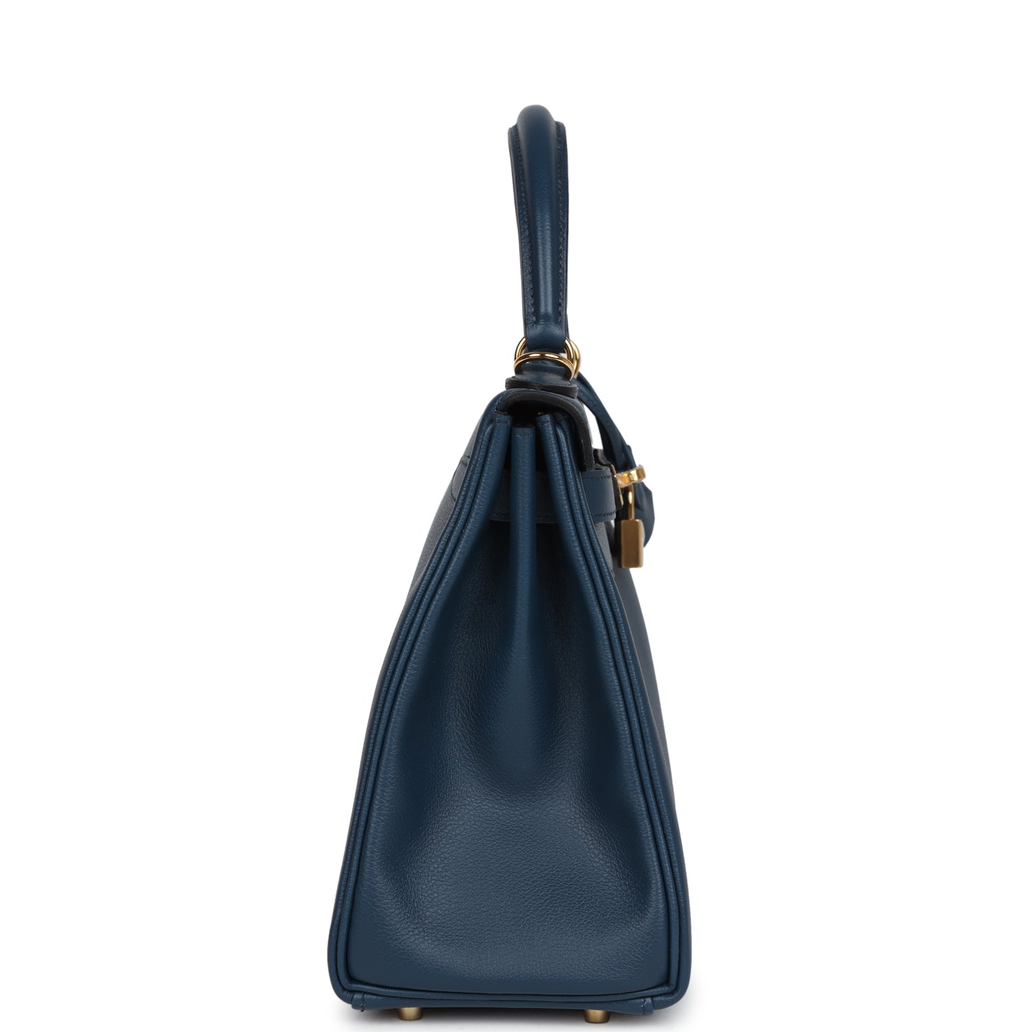 Hermès Kelly Retourne 28 Deep Bleu Evercolor Gold Hardware Hermès Kelly Retourne 28 Deep Bleu Evercolor Gold Hardware