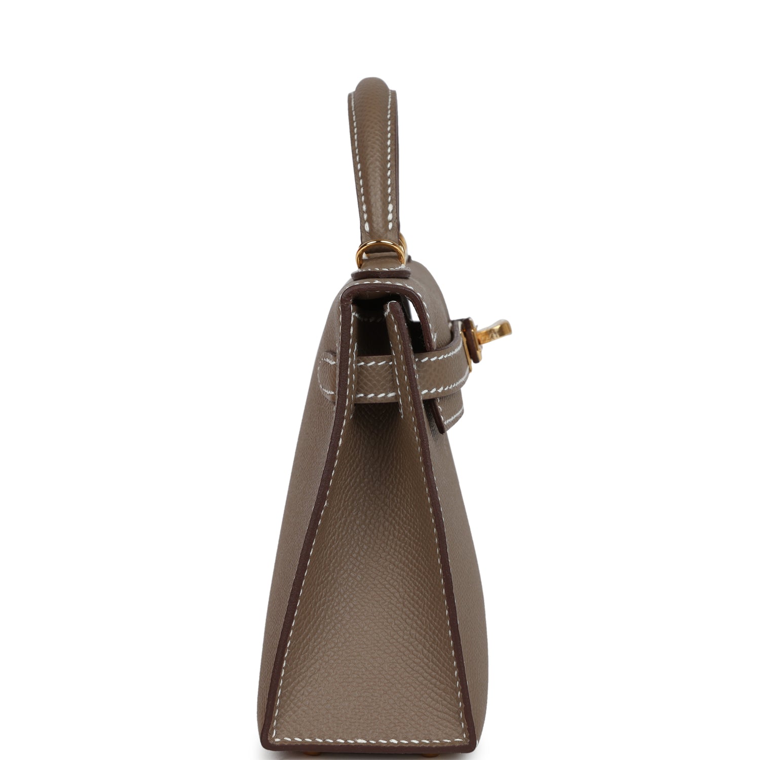 Hermès Kelly Sellier 20 Etoupe Epsom Gold Hardware Hermès Kelly Sellier 20 Etoupe Epsom Gold Hardware