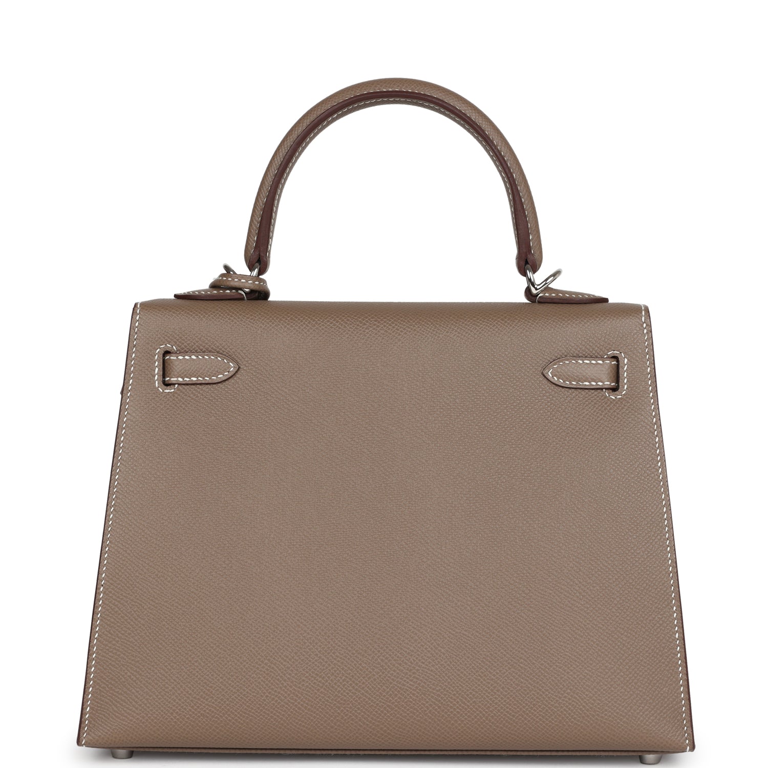 Hermès Kelly Sellier 25 Etoupe Epsom Palladium Hardware Hermès Kelly Sellier 25 Etoupe Epsom Palladium Hardware