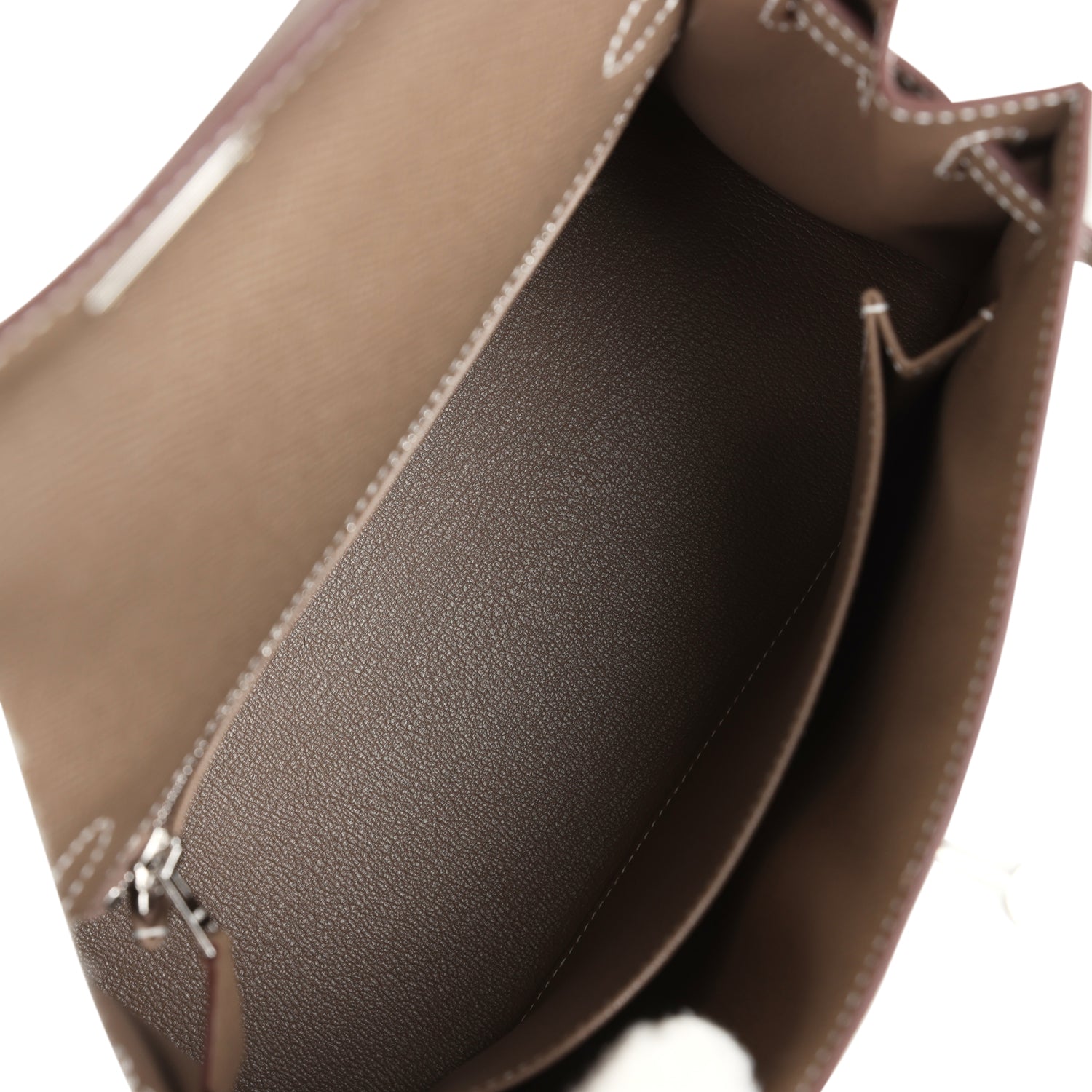 Hermès Kelly Sellier 25 Etoupe Epsom Palladium Hardware Hermès Kelly Sellier 25 Etoupe Epsom Palladium Hardware