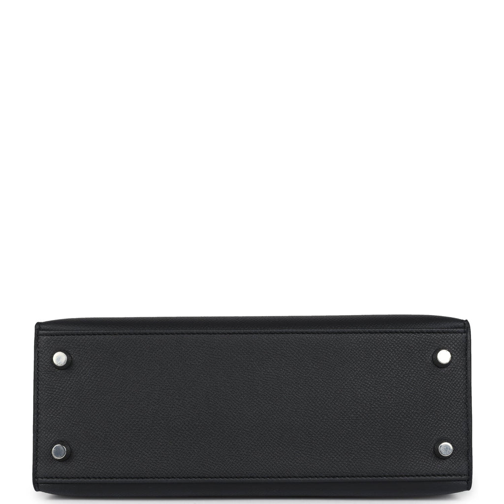 Hermes Kelly Sellier 25 Black Epsom Palladium Hardware Hermes Kelly Sellier 25 Black Epsom Palladium Hardware